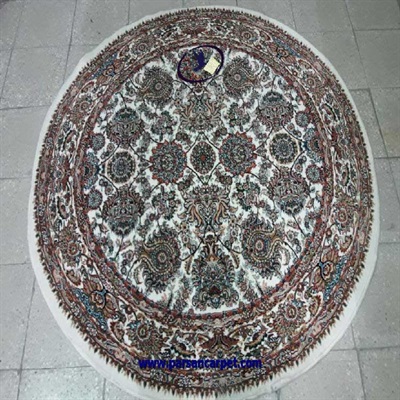 فرش گرد طرح باغ بهشت
